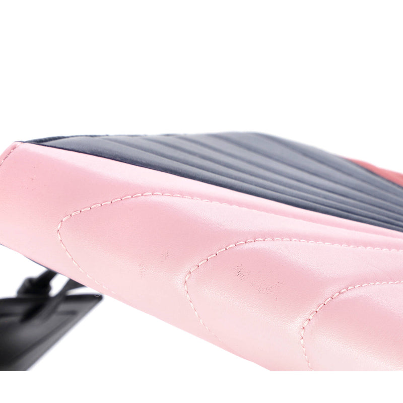 Queen Margaret Clutch Colorblock Leather