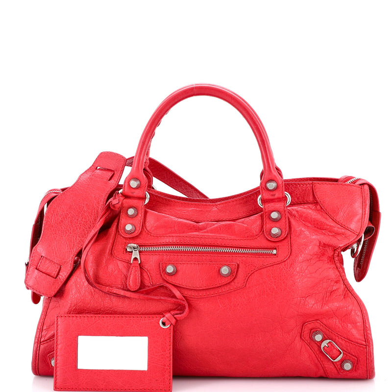 City Classic Studs Bag Leather Medium