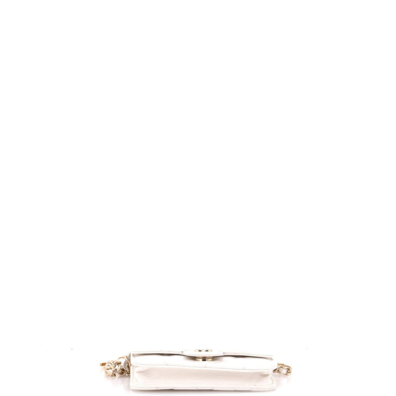 Classic Flap Clutch With Chain Quilted