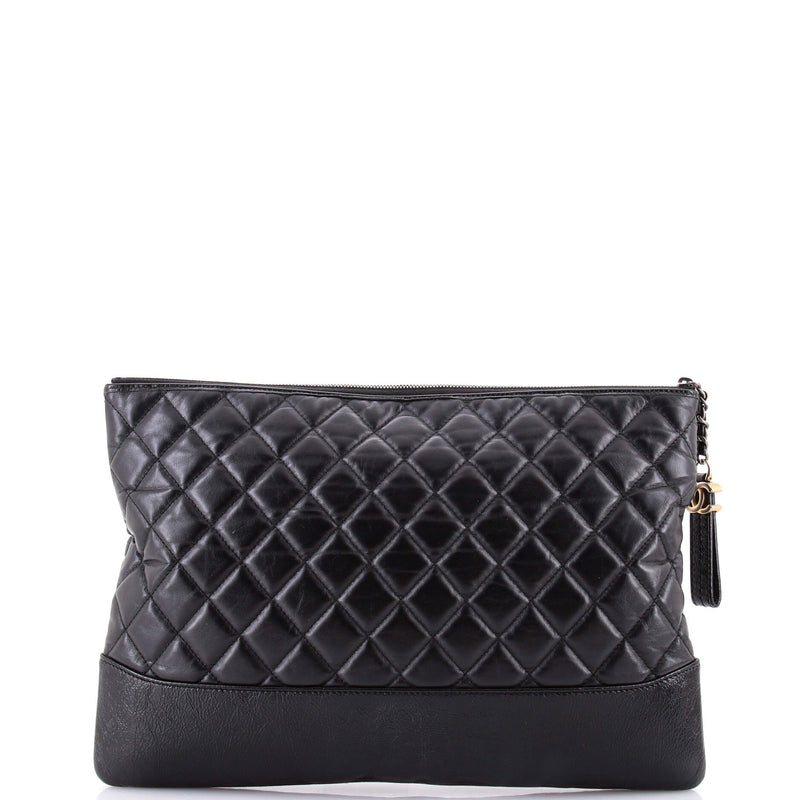 Gabrielle O Case Clutch Quilted Aged