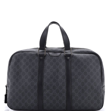 Gucci Zip Weekender Tote Gg Coated