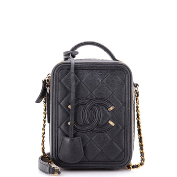Chanel Filigree Vertical Vanity Case