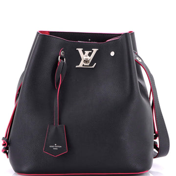 Louis Vuitton Lockme Bucket Bag Leather