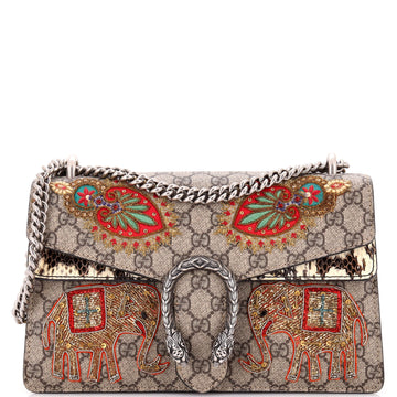 Gucci Dionysus Bag Embroidered Gg Coated