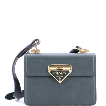 Prada Symbole Flap Bag Saffiano Leather
