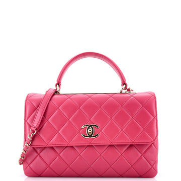 Trendy Cc Top Handle Bag Quilted