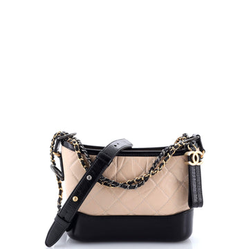 Bicolor Gabrielle Hobo Quilted Aged