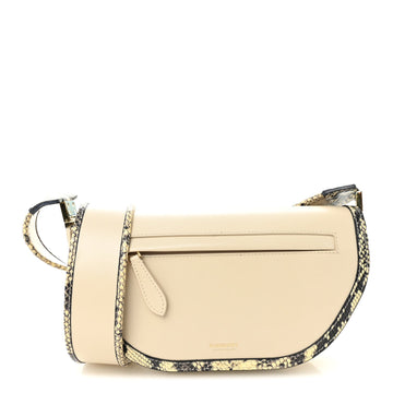 Burberry Calfskin Snakeskin Small