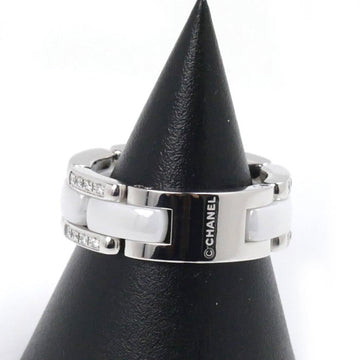 Ring Ceramic And 18K White Gold Medium