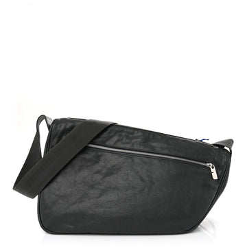 Lambskin Large Shield Messenger Bag