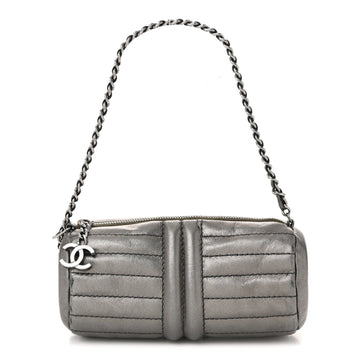 Metallic Lambskin Horizontal Quilt