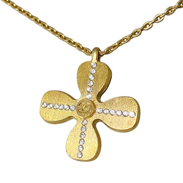 Chanel Necklace Coco Mark Clover Four-