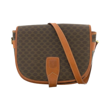 Vintage Saddle Flap Shoulder Bag Macadam