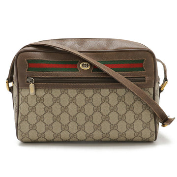 Ophidia Shoulder Bag Gg Coated Canvas