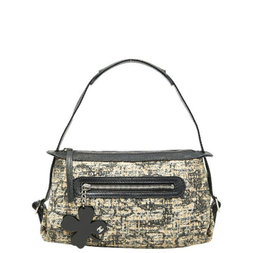 Vintage Clover Shoulder Bag Tweed Medium