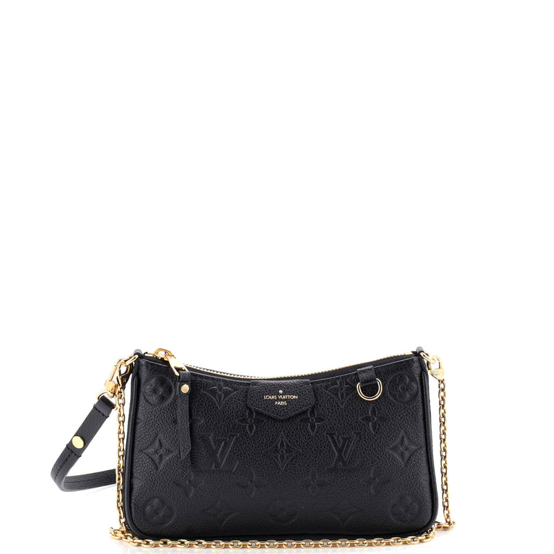 Easy Pouch On Strap Empreinte Leather