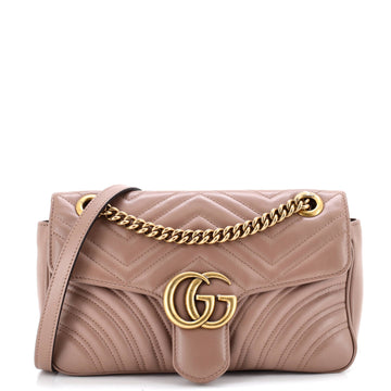 Gg Marmont Flap Bag Matelasse Leather