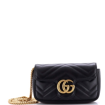 Gg Marmont Flap Bag Matelasse Leather