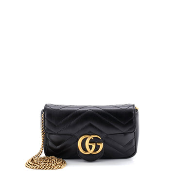 Gg Marmont Flap Bag Matelasse Leather