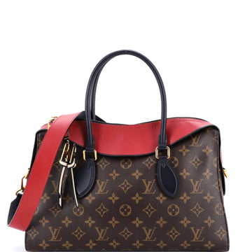 Tuileries Handbag Canvas With Leather