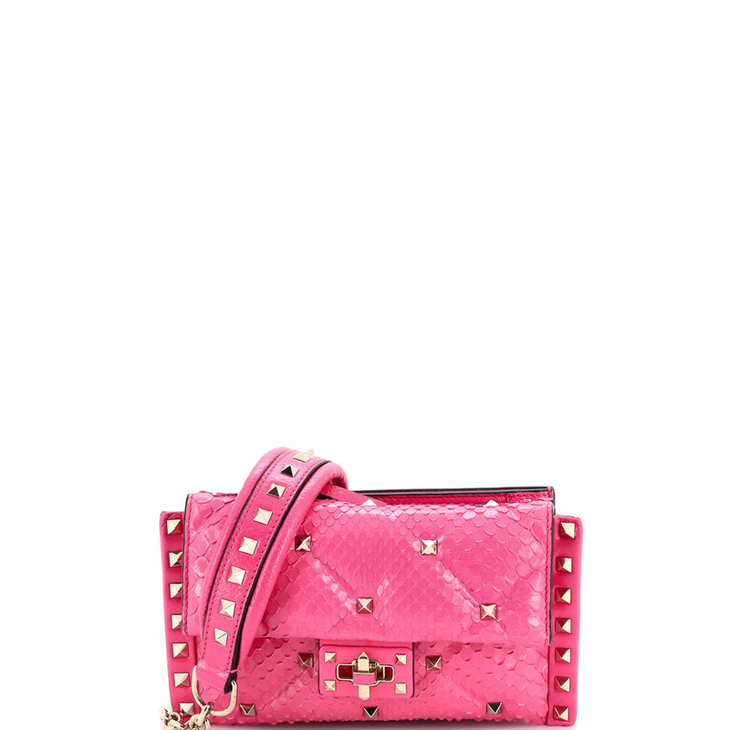 Candystud Crossbody Bag Python Mini