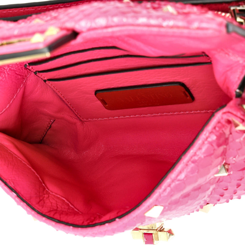 Candystud Crossbody Bag Python Mini