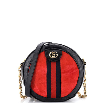 Gucci Ophidia Round Shoulder Bag Suede