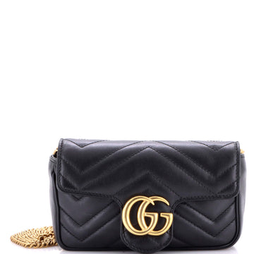 Gg Marmont Flap Bag Matelasse Leather