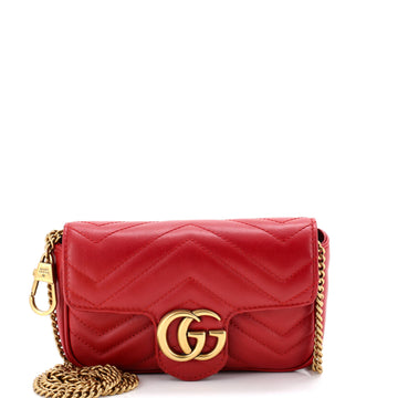 Gg Marmont Flap Bag Matelasse Leather