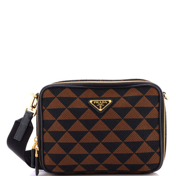 Prada Symbole Zip Around Shoulder Bag