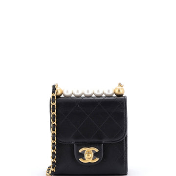 Chanel Chic Pearls Flap Clutch With