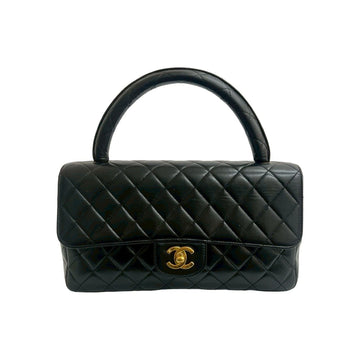 Chanel Vintage Twin Top Handle Flap Bag