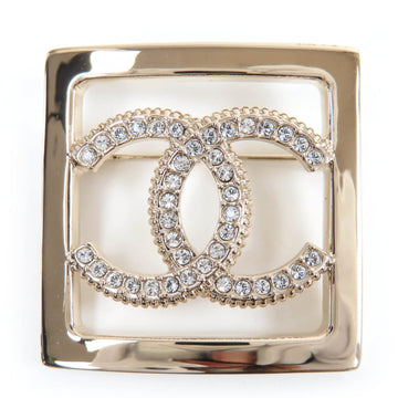 Chanel Cc Logo Brooch Metal