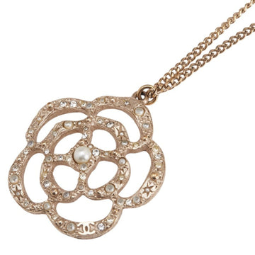 Camellia Pendant Necklace Metal