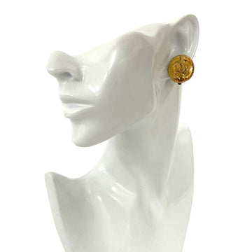 Vintage Earrings Gold-Tone Metal