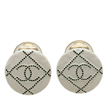 Cc Logo Clip-On Earrings Metal