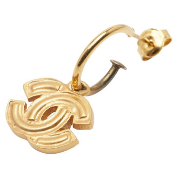 Cc Logo Single Earring Metal Gold-Tone