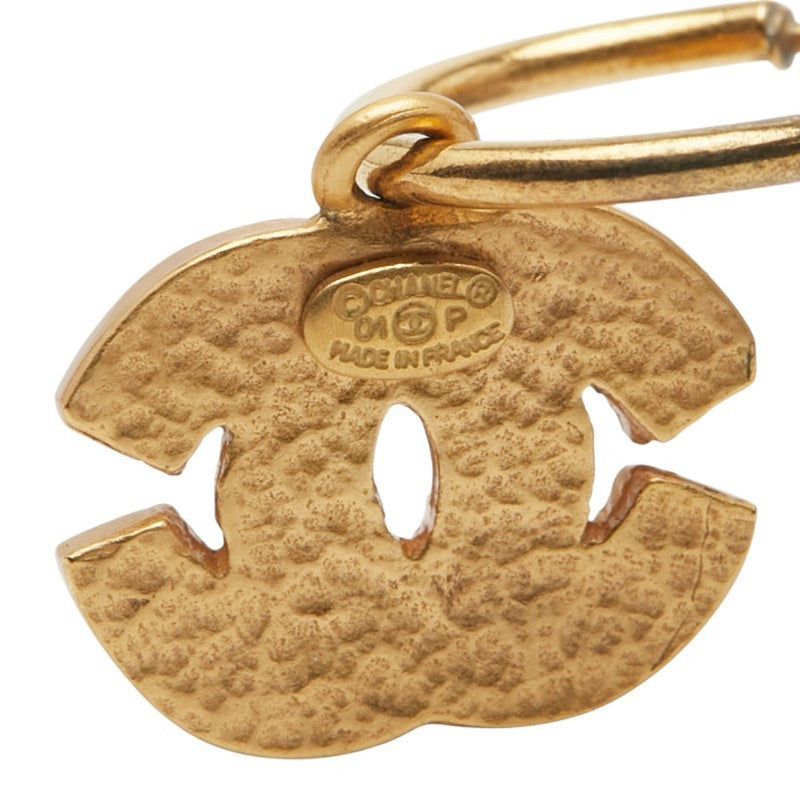 Cc Logo Single Earring Metal Gold-Tone