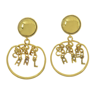 Clip-On Earrings Logo Hoop Gold-Tone