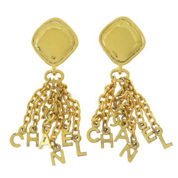 Clip-On Earrings Logo Gold-Tone