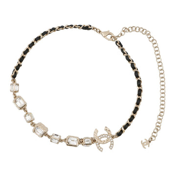 Cc Logo Pendant Necklace Metal