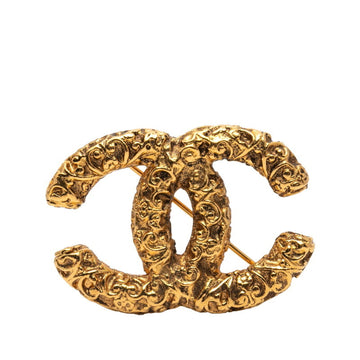 Cc Logo Brooch Metal