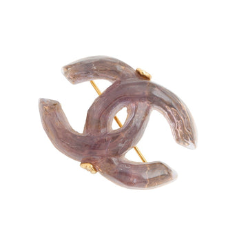 Cc Logo Brooch Metal