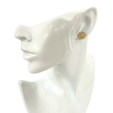 Cc Logo Earrings Metal Gold-Tone