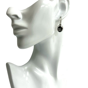 Cc Logo Earrings Sterling Silver Gold-