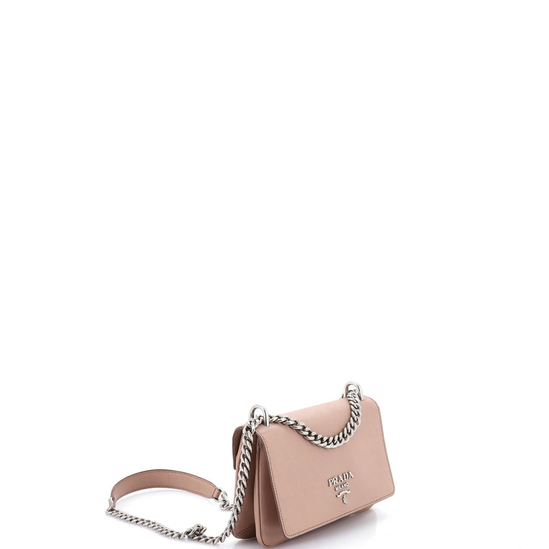 Chain Flap Crossbody Bag Saffiano And