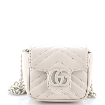 Gg Marmont Flap Belt Bag Matelasse