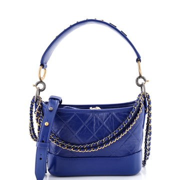 Gabrielle Hobo With Logo Handle Quilted