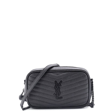 Lou Camera Bag Matelasse Chevron Leather