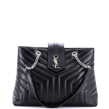 Loulou Tote Matelasse Chevron Leather